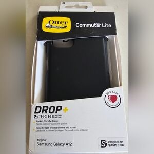 OtterBox Samsung Galaxy A12 Commuter Lite Black Cover